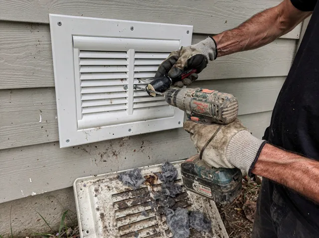 Dryer Vent Cover Replacement in Pasadena