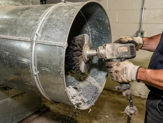 Industrial-grade dryer vent cleaning by Pasadena Dryer Vent Cleaning in Pasadena