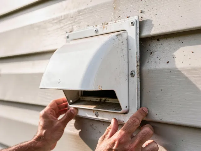 Pasadena Dryer Vent Cleaning technician delivering thorough residential dryer vent cleaning service in Pasadena