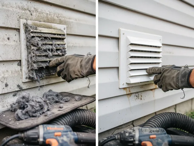 Residential dryer vent cleaning by Pasadena Dryer Vent Cleaning in Pasadena